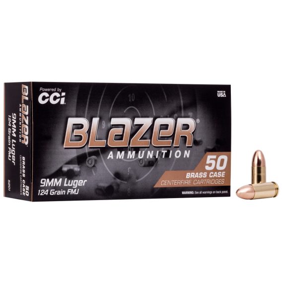 Buy CCI Blazer Brass 9mm 124 Grain Online | Blazer 124 Grain