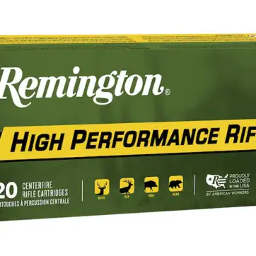 Remington High Performance Rifle Ammunition 222 Remington 50 Grain Pointed Soft Point