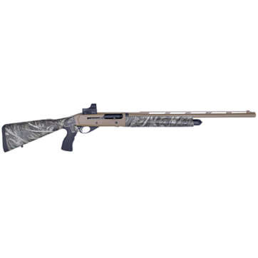 EAA GiRSAN MC312 Gobbler 12 Gauge Semi Auto Shotgun 24″ Barrel Pistol Grip 3.5″ Chamber Inertia Driven System Screw In Choke System Synthetic Furniture Camo 390160