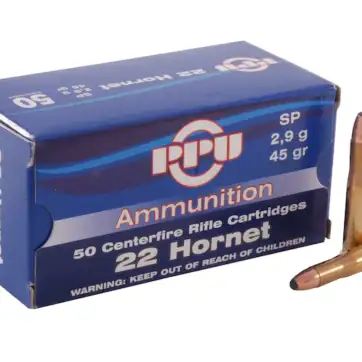 Prvi Partizan Ammunition 22 Hornet 45 Grain Soft Point 500 Round