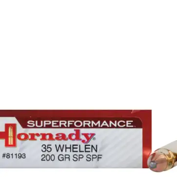 Hornady Superformance Ammunition 35 Whelen 200 Grain Soft Point 500 Rounds