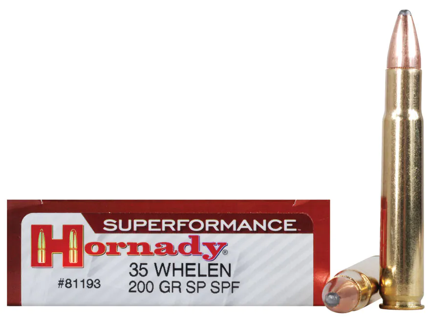 Hornady Superformance Ammunition 35 Whelen 200 Grain Soft Point 500 Rounds