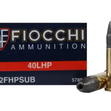 Fiocchi Shooting Dynamics Ammunition 22 Long Rifle Subsonic 40 Grain Hollow Point 5000 Round