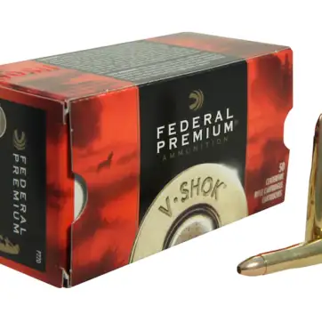 Federal premium V-Shok Ammunition 22 Hornet 30 Grain Speer TNT Green Hollow Point Lead-Free 500 Round