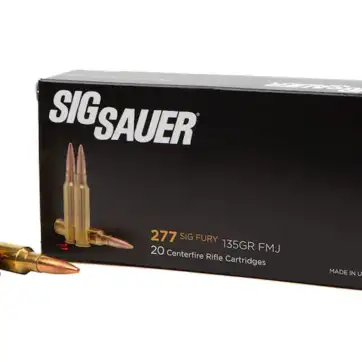 Sig Sauer Elite Performance Ammunition 277 Sig Fury 135 Grain Full Metal Jacket 500 Round