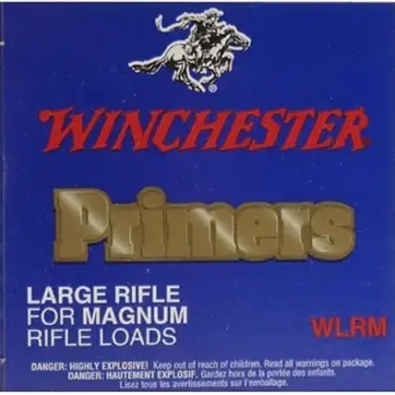 Winchester Large Rifle Magnum Primers #8-1/2M Box of 1000 (10 Trays of 100)
