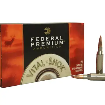 Federal Premium Vital-Shok Ammunition 260 Remington 120 Grain Nosler Ballistic Tip  500 Round