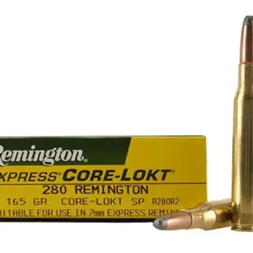 Remington Core-Lokt Ammunition 280 Remington 165 Grain Core-Lokt Soft Point 500 Round