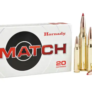 Hornady Match Ammunition 338 Lapua Magnum 285 Grain ELD Match 500 Round