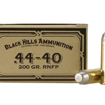 Black Hills Cowboy Action Ammunition 44-40 WCF 200 Grain Lead Flat Nose 500 Round