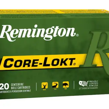 Remington Core-Lokt Ammunition 30-06 Springfield 180 Grain Core-Lokt Soft Point  500 Round