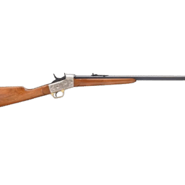 Pedersoli Mississippi Rifle 26″ Barrel Satin Nickel, Blue and Walnut