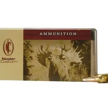 Nosler Custom Ammunition 300 Remington Short Action Ultra Magnum 150 Grain AccuBond Spitzer 500 Round
