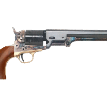 Cimarron Man With No Name Revolver 38 Special 7.5″ Barrel 6-Round Color Case Hardened, Blue, Walnut