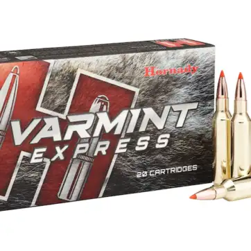 Hornady Varmint Express Ammunition 6mm Creedmoor 87 Grain V-MAX Polymer Tip 500 Round