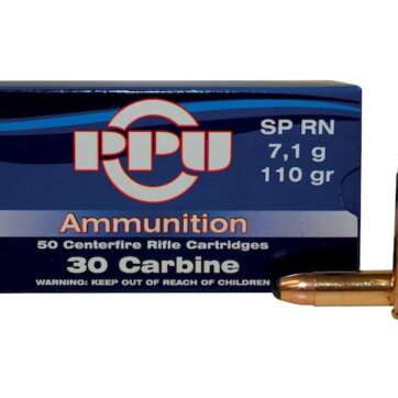 Prvi Partizan Ammunition 30 Carbine 110 Grain Soft Point 500 Round