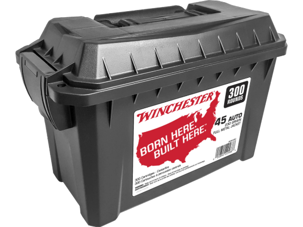 Winchester USA Ammunition 45 ACP 230 Grain Full Metal Jacket Ammo