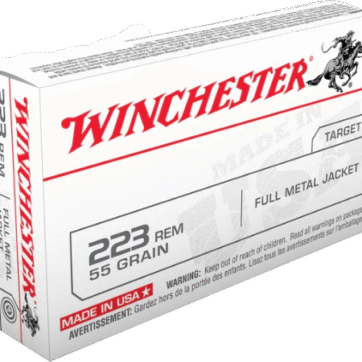 Winchester USA Ammunition 223 Remington 55 Grain Full Metal Jacket