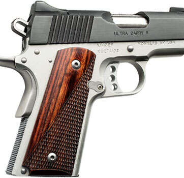 Kimber 3200332 Ultra Carry II (Two-Tone) Pistol – 9MM, 3 in Barrel, Aluminum Frame, Matte Black Oxide Slide