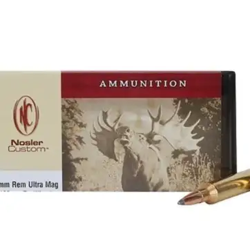 Nosler Custom Ammunition 7mm Remington Ultra Magnum 160 Grain Partition Spitzer 500 Round