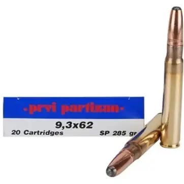 Prvi Partizan Ammunition 9.3x62mm Mauser 285 Grain Soft Point 500 Round