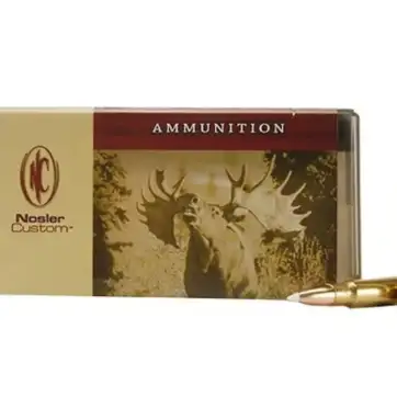 Nosler Custom Ammunition 8x57mm JS Mauser (8mm Mauser) 200 Grain AccuBond Spitzer 500 Round
