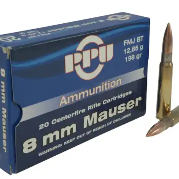 Prvi Partizan Ammunition 8x57mm JS Mauser (8mm Mauser) 198 Grain Full Metal Jacket 500 Rounds