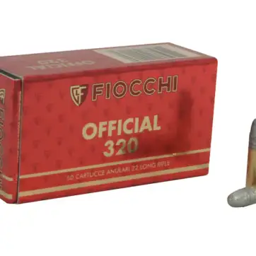 Fiocchi Exacta Rifle Super Match Ammunition 22 Long Rifle 40 Grain Lead Round Nose 5000 Round