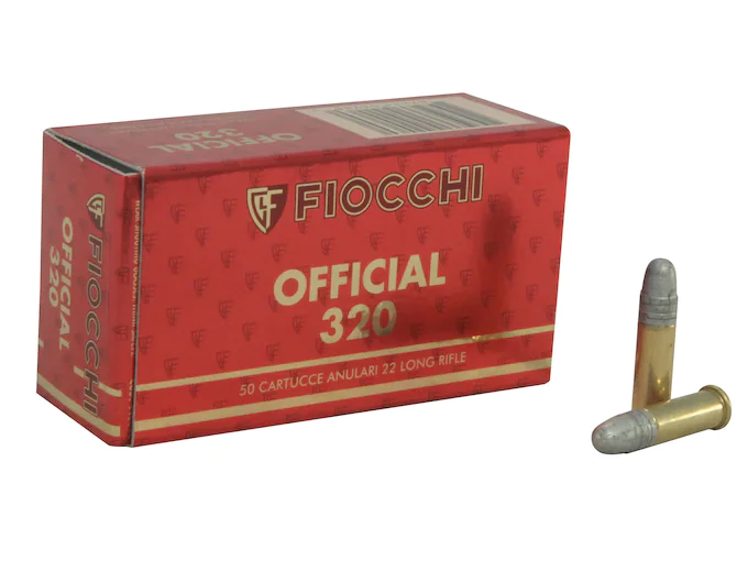 Fiocchi Exacta Rifle Super Match Ammunition 22 Long Rifle 40 Grain Lead Round Nose 5000 Round