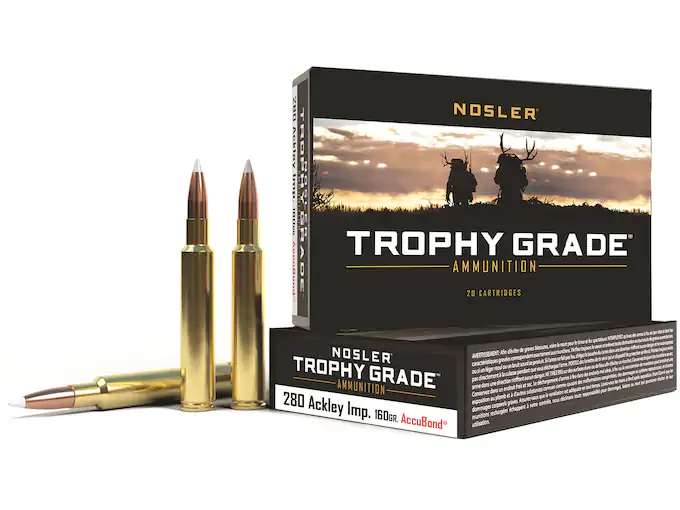Nosler Trophy Grade Ammunition 416 Remington Magnum 400 Grain Partition 500 Round