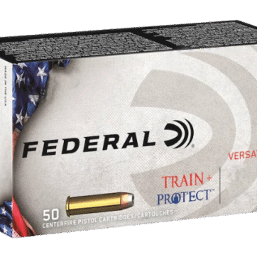 Federal Train + Protect Ammunition 380 ACP 85 Grain Versatile Hollow Point