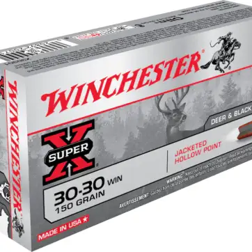 Winchester Super-X Ammunition 30-30 Winchester 150 Grain Hollow Point Box of 500 Rounds