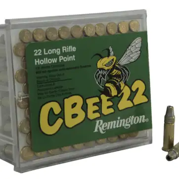 Remington CBee Ammunition 22 Long Rifle 33 Grain Hollow Point Subsonic 5000 Round