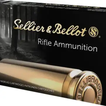 Sellier & Bellot Ammunition 9.3x62mm Mauser 285 Grain Jacketed Soft Point 500 Round