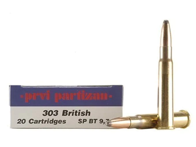 Prvi Partizan Ammunition 303 British 150 Grain Soft Point 500 Round