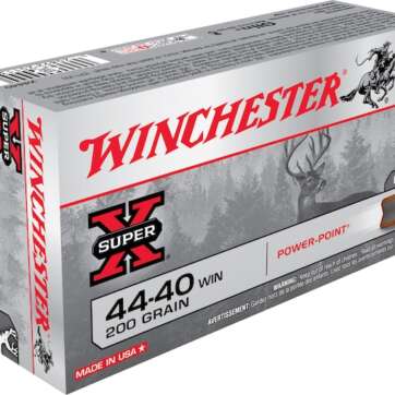 Winchester Super-X Ammunition 44-40 WCF 200 Grain Power-Point 500 Round