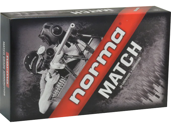 Norma Match Ammunition 6mm Creedmoor 107 Grain Hollow Point 500 Round