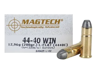 Magtech Cowboy Action Ammunition 44-40 WCF 200 Grain Lead Flat Nose 1000 Round