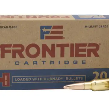 hornady Frontier Cartridge MILITARY GRADE AMMUNITION 6.5 GRENDEL 123 GRAIN HORNADY FULL METAL JACKET 500 ROUNDS