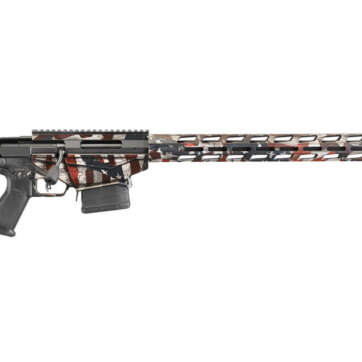 Ruger Precision Rifle 6.5 Creedmoor Bolt-Action Rifle w/ Battle Worn American Flag