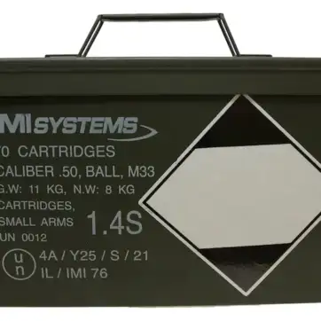 IMI Ammunition 50 BMG 661 Grain M33 Full Metal Jacket 500 Round