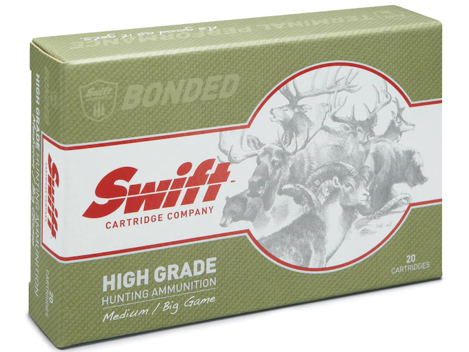Swift High Grade Big Game Hunting Ammunition 300 Remington Ultra Magnum 200 Grain Swift A-Frame 500 Round