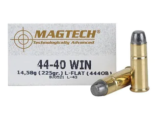 Magtech Cowboy Action Ammunition 44-40 WCF 225 Grain Lead Flat Nose 1000 Round