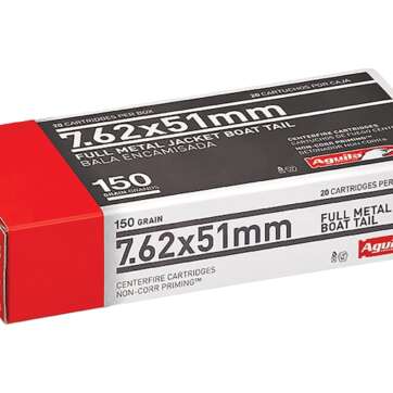 Aguila Ammunition 7.62x51mm NATO 150 Grain Full Metal Jacket 500 Round