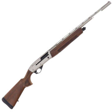 Impala Plus Emerald 12 Gauge Semi Auto Shotgun 32″ Barrel 3″ Chamber Fiber Bead Front Sight Walnut Stock Silver Ceramic Finish