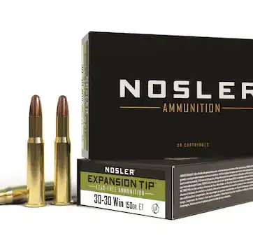 Nosler E-Tip Ammunition 30-30 Winchester 150 Grain E-Tip Lead-Free Box of 500 Round