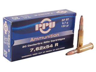Prvi Partizan Ammunition 7.62x54mm Rimmed Russian (7.62x53mm Rimmed) 150 Grain Soft Point 500 Round