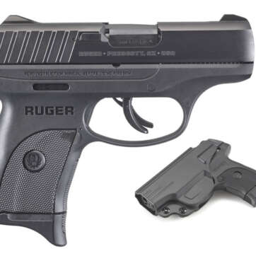 Ruger EC9s 9mm Striker-Fired Pistol with High-Tech Polymer IWB Holster