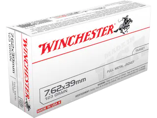 Winchester USA Ammunition 7.62x39mm 123 Grain Full Metal Jacket 500 Round