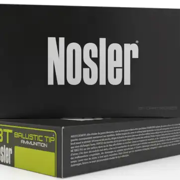 Nosler BT Ammunition 260 Remington 140 Grain Ballistic Tip 500 Round